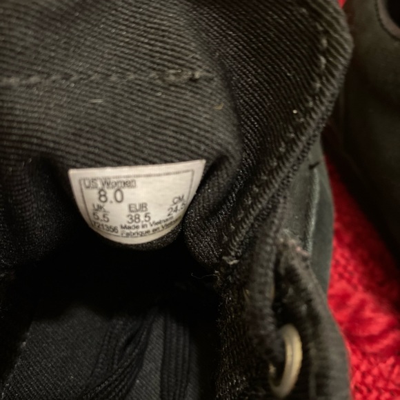 VANS Black unisex sneakers Size 8 - Picture 3 of 8